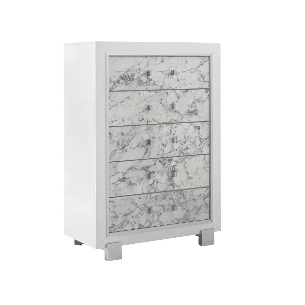 Skye - Marble Chest - Ivory