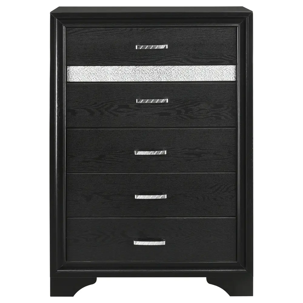 Diamond Modern Furniture COA Miranda 5-Drawer Chest 206365