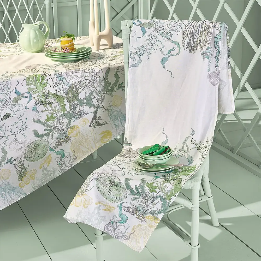 Balade Marine Verde Table Runner Bohemian Style