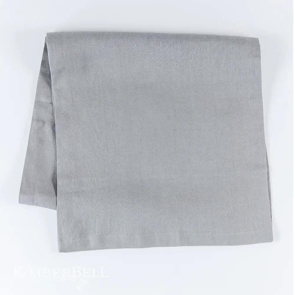 Cool Grey Linen Table Runner kdmr143