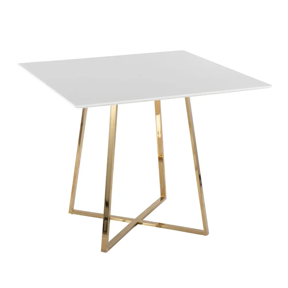 Cosmo - Contemporary Glam Square Dining Table | Machine Washable |