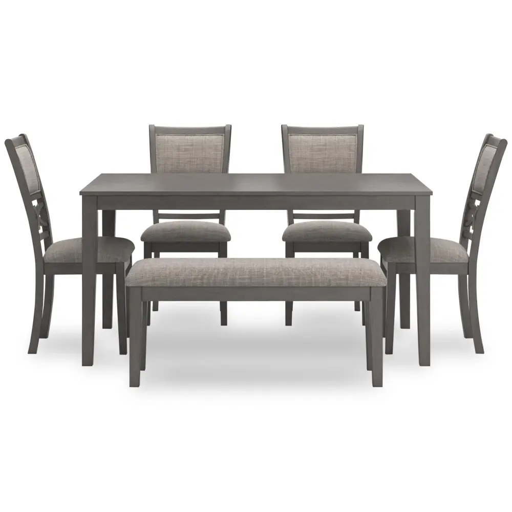 Diamond Modern Furniture Restricted Design Wrenning 6 pc Dinette D425-325