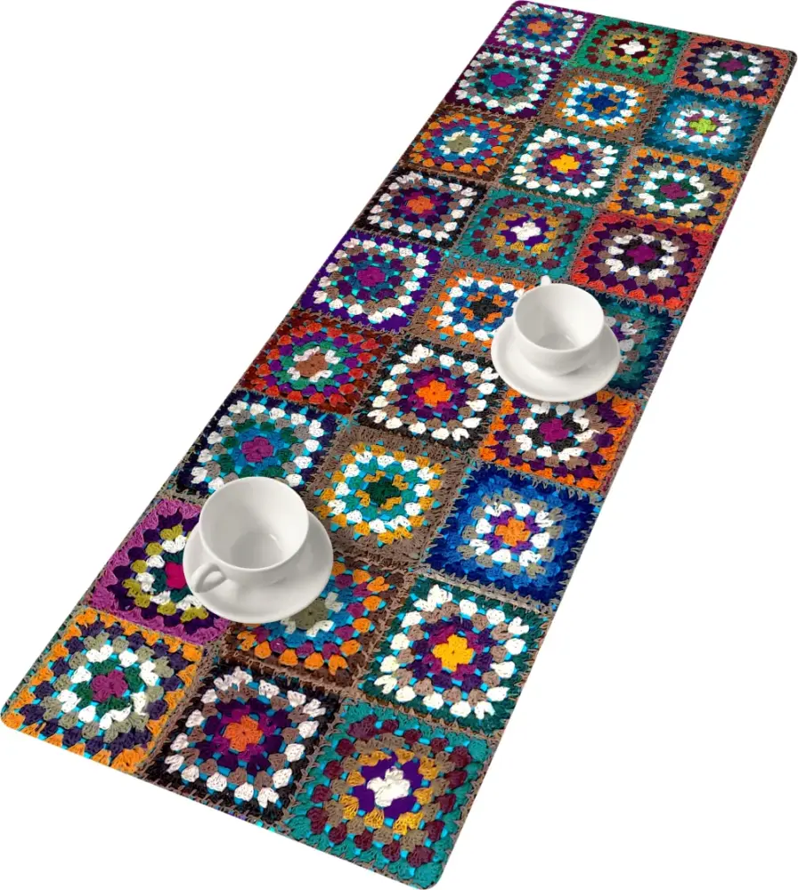 Table runner table band tablecloth felt pattern table decoration painless care 95 x 33 cm Frania | Stain Resistant