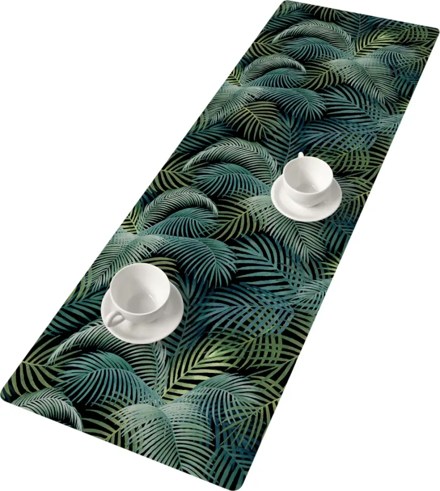 Table runner table ribbon tablecloth felt pattern table decoration simple care 95 x 33 cm Mallorca Thanksgiving Dinner