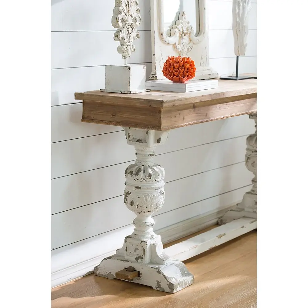 Alcott - Buffet Table - Brown / Antique Alabaster