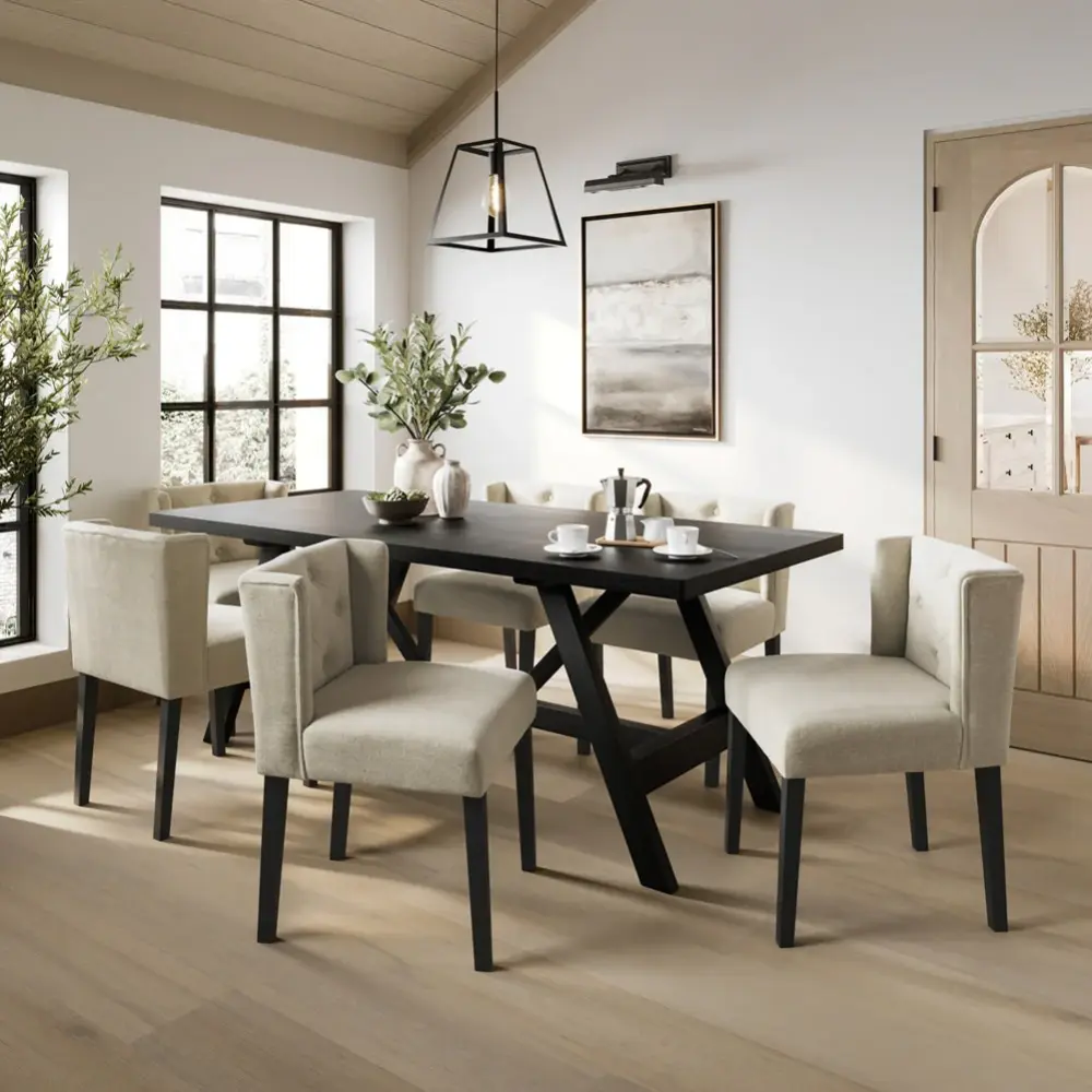 Cheltenham Rectangular Dining Table - Matte Onyx