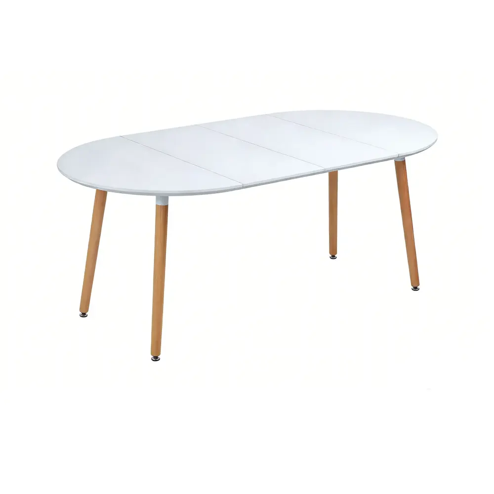 Elegant Tempered Glass Extensible Table, Dining Table, Office Table, Coffee Table Metallic Leg