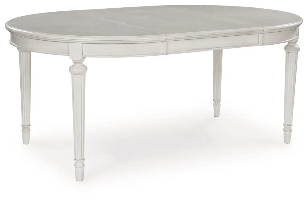 Montelaine - Oval Dining Room Extension Table - Antique Pearl