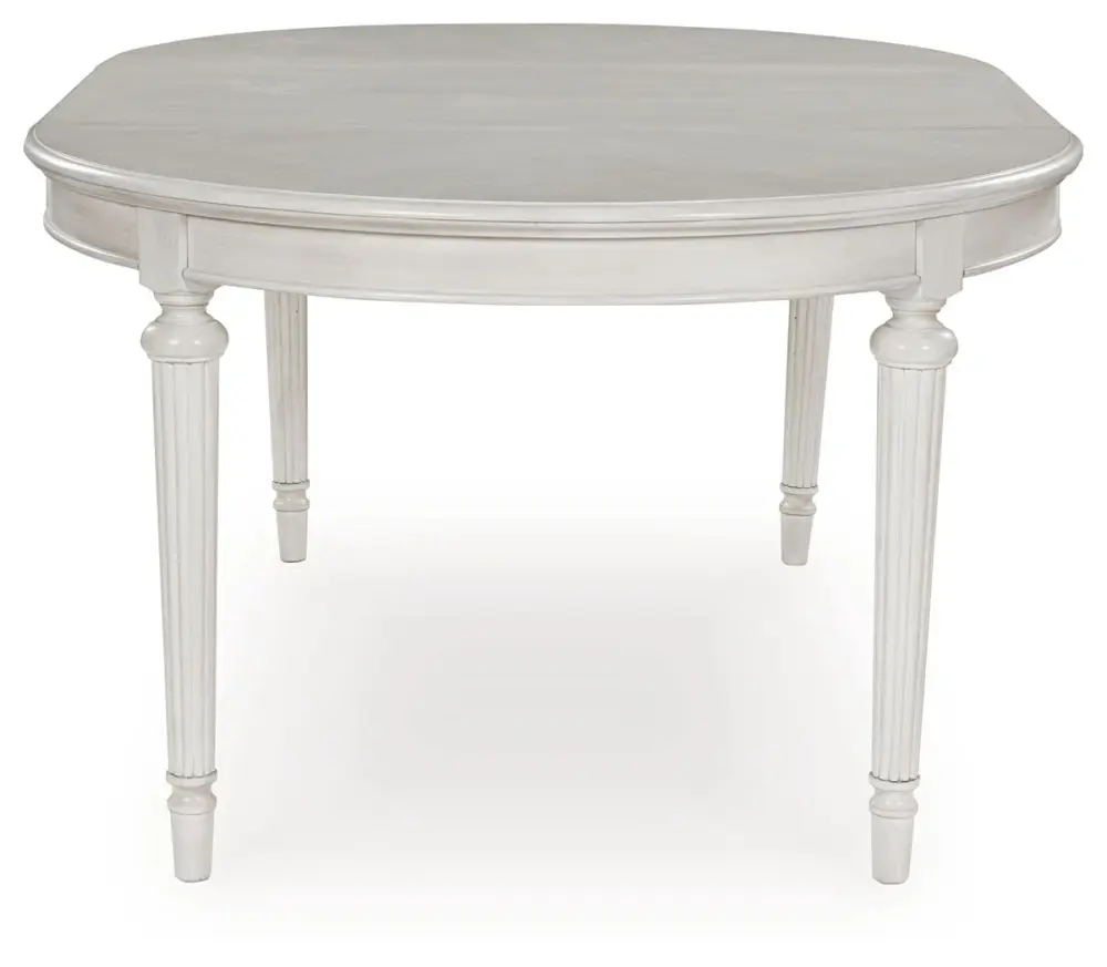 Montelaine - Oval Dining Room Extension Table - Antique Pearl