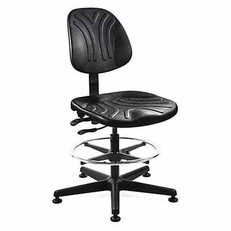 Bevco Black Poly Task Chair 21 to 31 Inch Adjustable Seat Height
