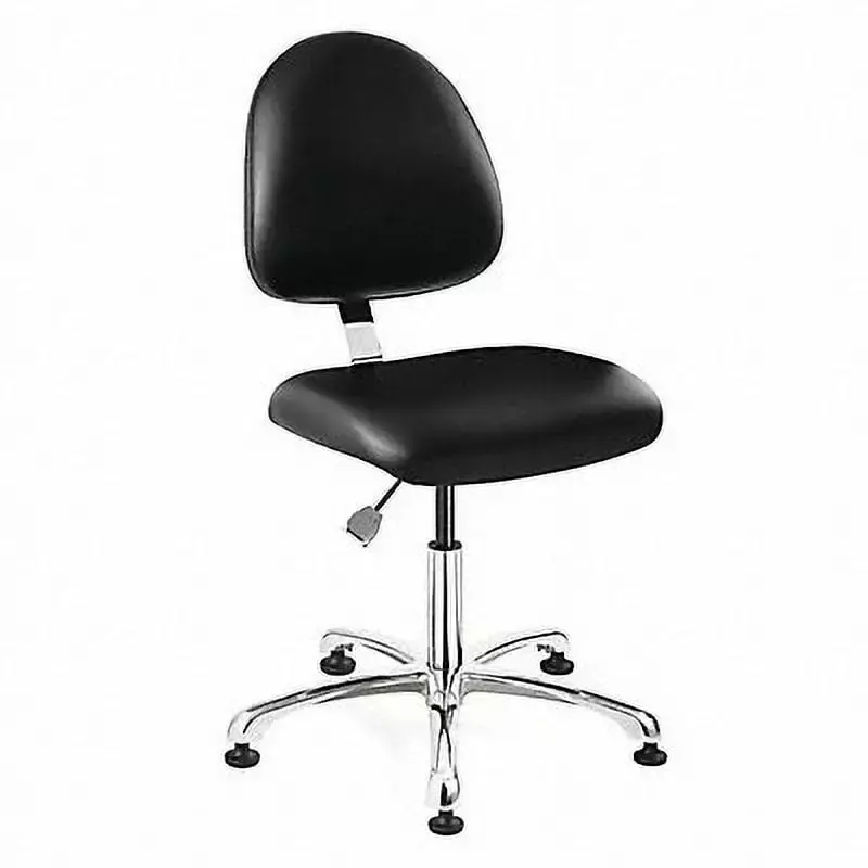 Bevco Black Vinyl Task Chair 15 to 21 Inch Seat Height Adjustment