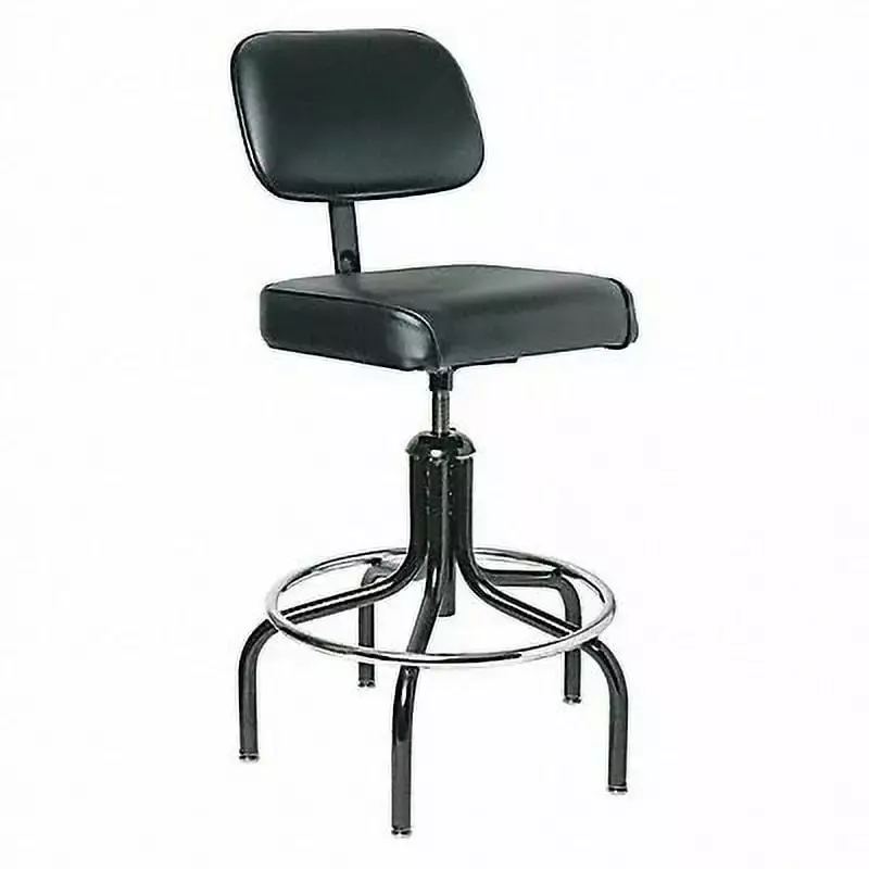 Bevco Black Vinyl Task Chair 24 to 31 Inch Seat Height Adjustment