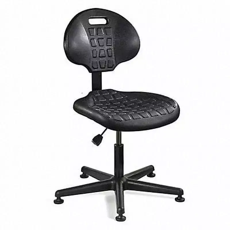 Bevco Task Chair Poly Black 15-20 Seat Height 7000-BLK Compact Office Chair
