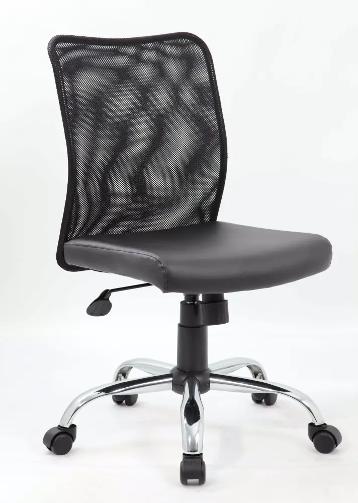 Boss Office Budget Mesh Back Swivel Task Chair Black Boss Office Products