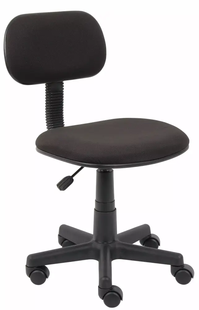 Boss Office Products Adjustable Steno Task Office Chair Black