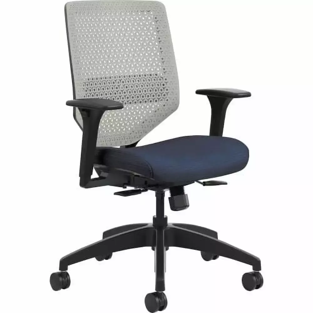 HON Solve Seating Titanium Mid-Back Task Chair Midnight Color