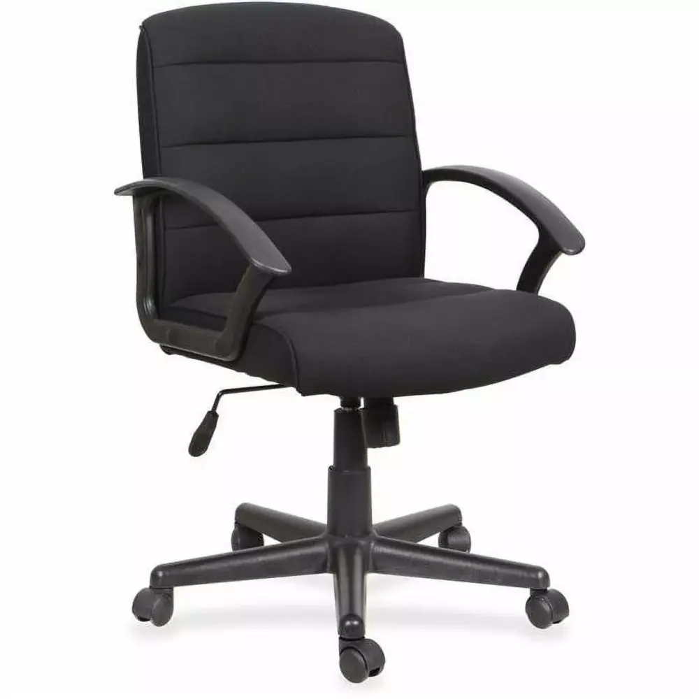 Fabric Task Chair Black Simple Comfortable Office Chair Newestedition