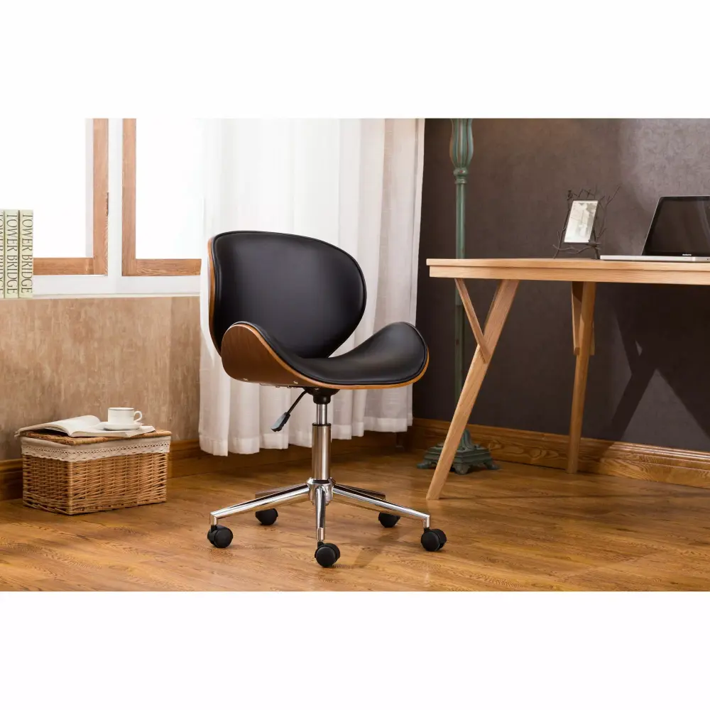 Porthos Home Sedona Adjustable Office Chair Black