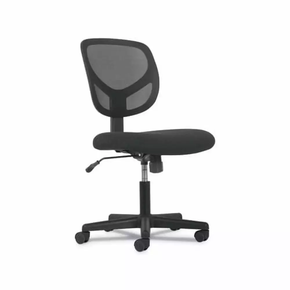 1-Oh-One Mid-Back Task Chair Supports 250 lbs Black Seat Black Back Black Base Sadie