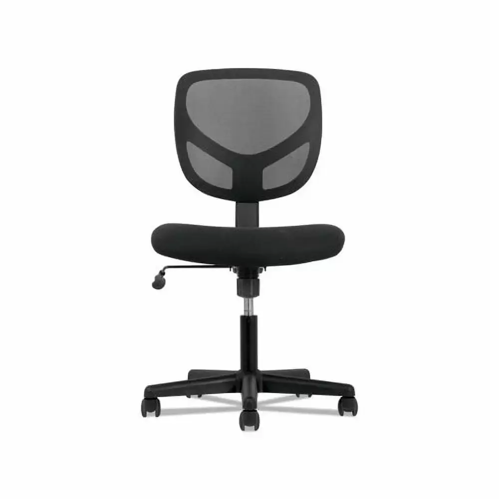 1-Oh-One Mid-Back Task Chair Supports 250 lbs Black Seat Black Back Black Base Sadie
