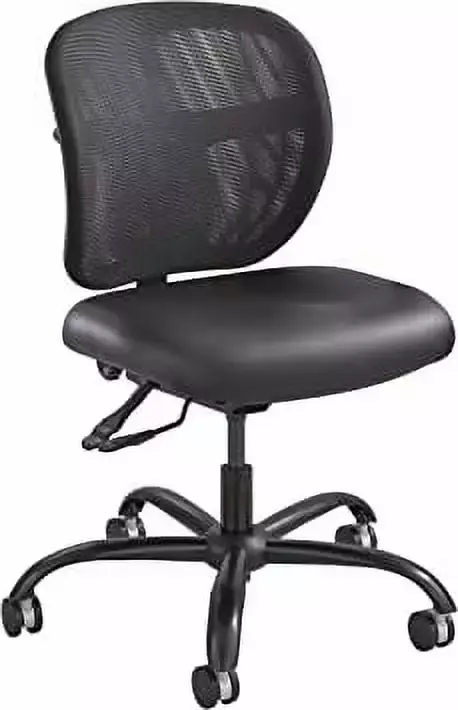 Safco Products Vue Intensive-Use Task Chair Cool Mesh Back 500 lb Capacity Waterfall Edge Seat