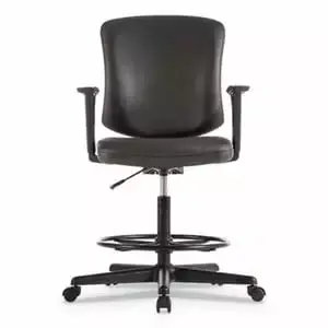 Everyday Task Stool Black Seat and Back Office Use Alera
