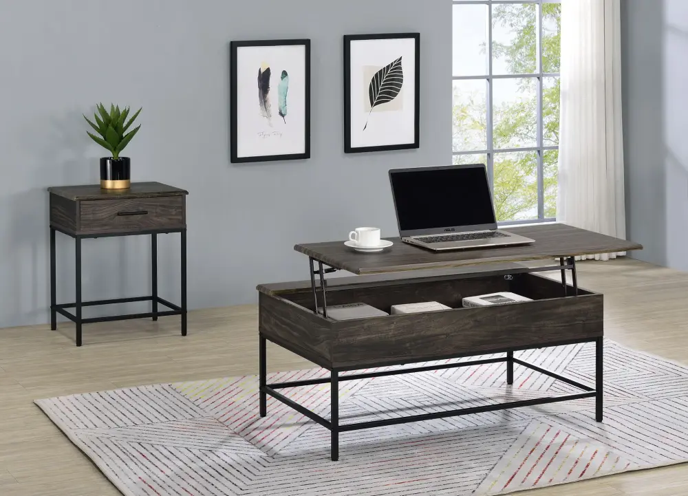 Portable Cliff - Lift Top Coffee And End Table