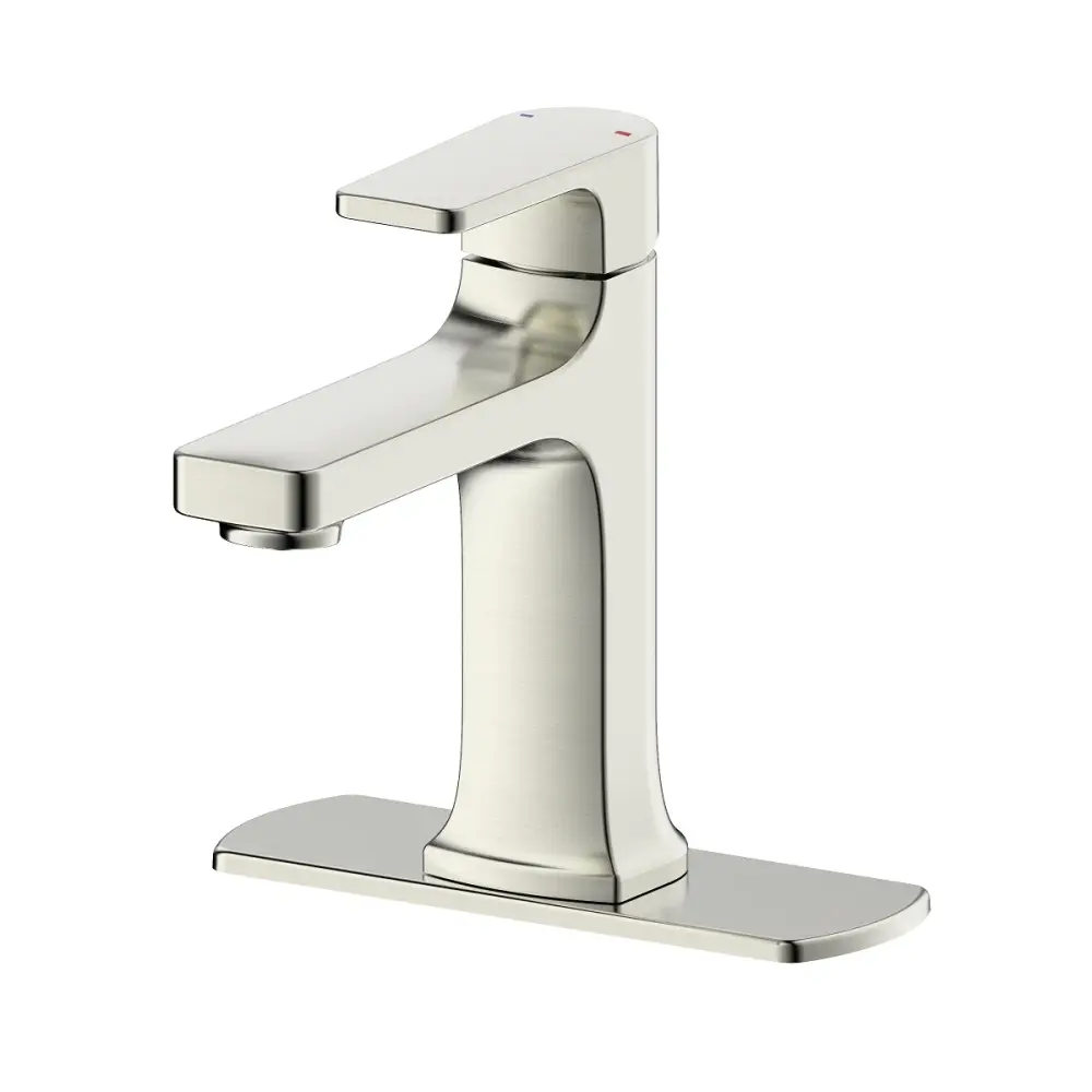 Chatelet Single-Handle 1 or 3 Hole 4 centerset Bathroom Faucet Soft-touch Nickel - MFF-CHAC1-BN