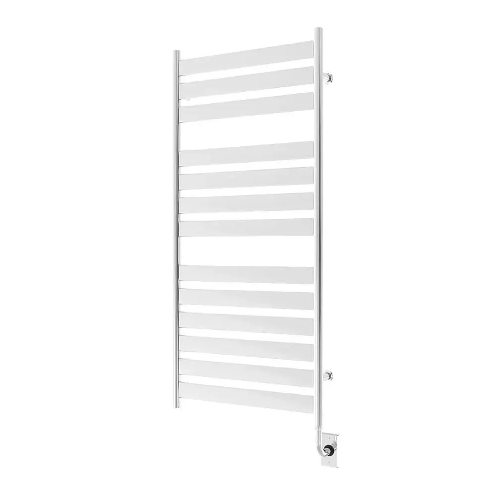 Hotel-Grade Luxury Tuzio Romano Hardwired or plug Towel Warmer - 23.5"w x 51"h