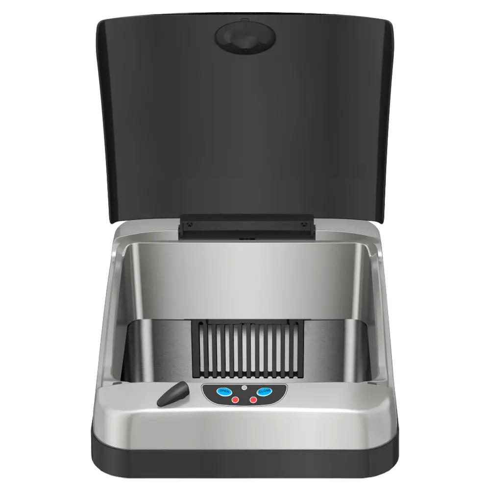 Outdoor Heavy Duty Lid Cover Sensor Trash Can Model IT13RX