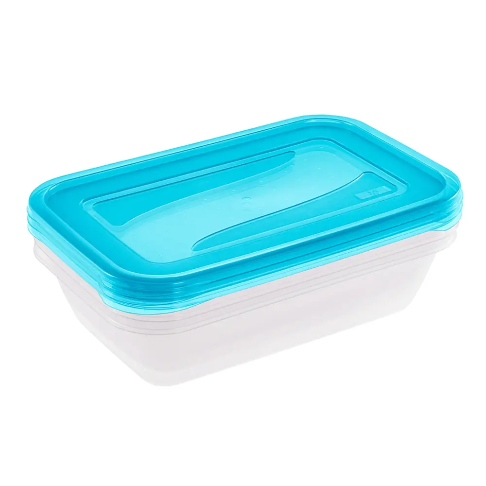 Keeeper Fredo Fresh Food Container Set Fridge Freezer Dishwasher Safe 3 x 2.4l Tiered