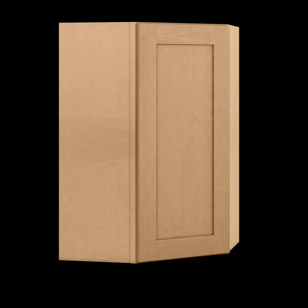 Diagonal Corner Kitchen Cabinet DC2436 Shaker Toffee 24 . width 36 . height 12 . depth