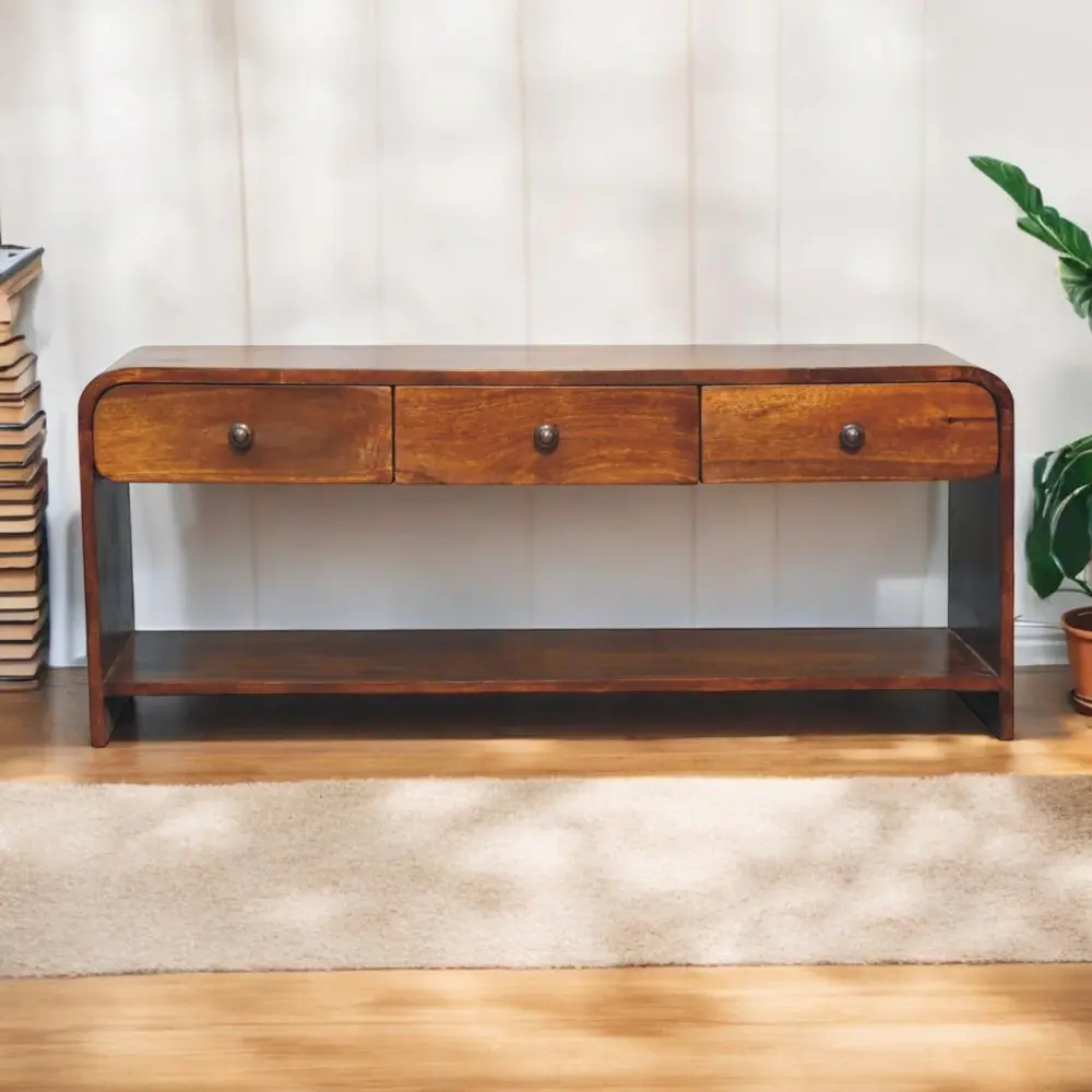 Aspen - Slim Media Unit - Shadowy Brown