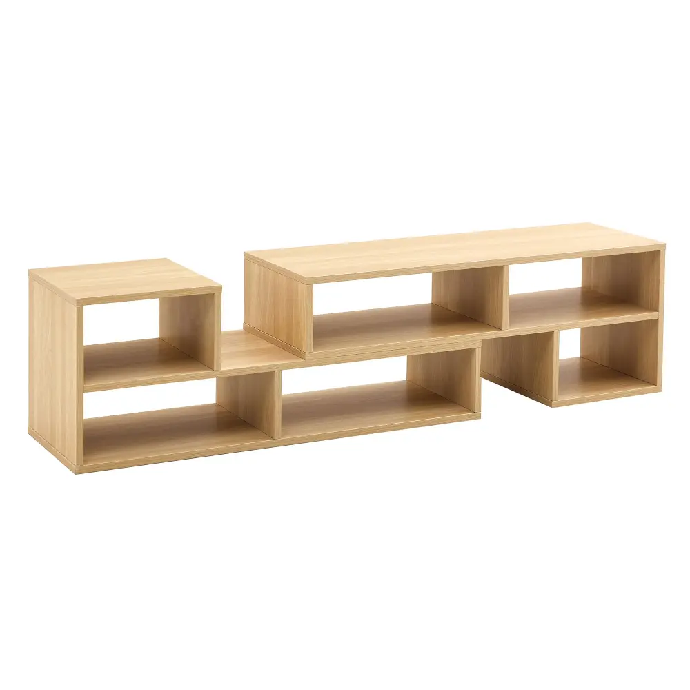 Cube TV Stand Open Storage And 2 Shelves