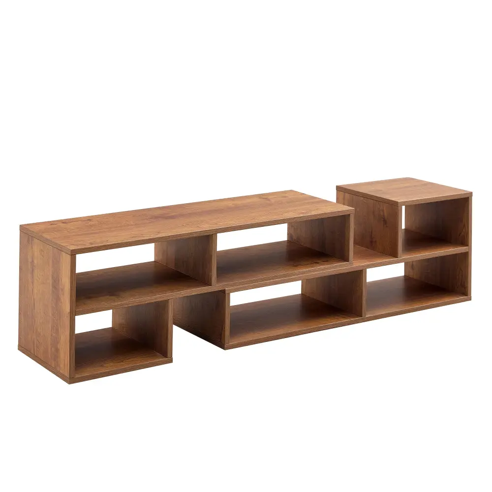 Cube TV Stand Open Storage And 2 Shelves