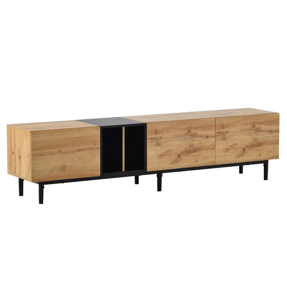 TV Stand 3 Doors, Media Console Table