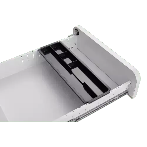 3 Drawer Mobile File Cabinet Under Desk Office Simple Style 5 Wheel Anti-Tilting Steel Black Onuobao