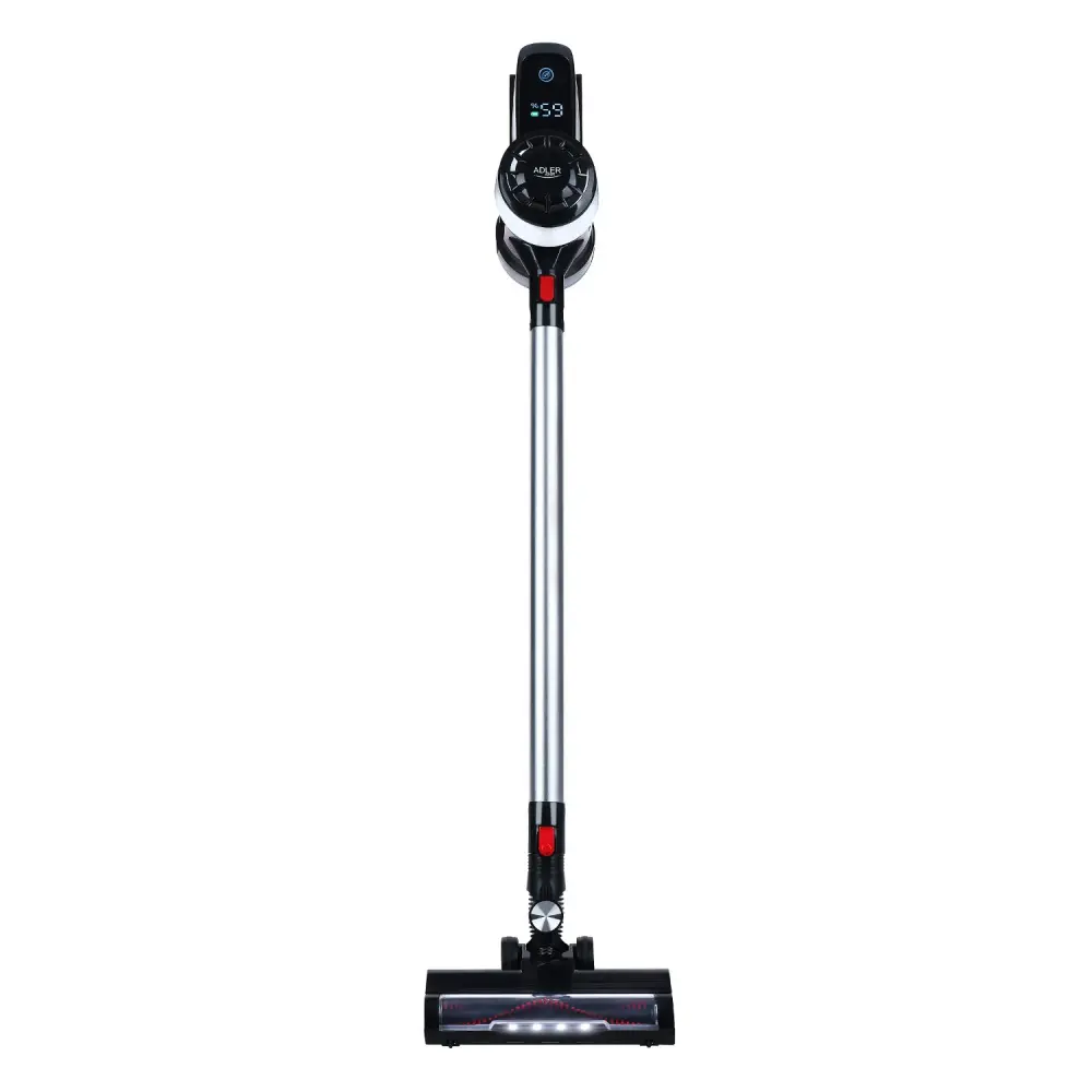 Adler AD 7048 cordless jet-black handheld upright vacuum cleaner