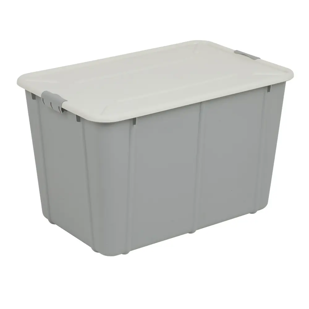 BranQ Velur 60L storage container lid portable grey