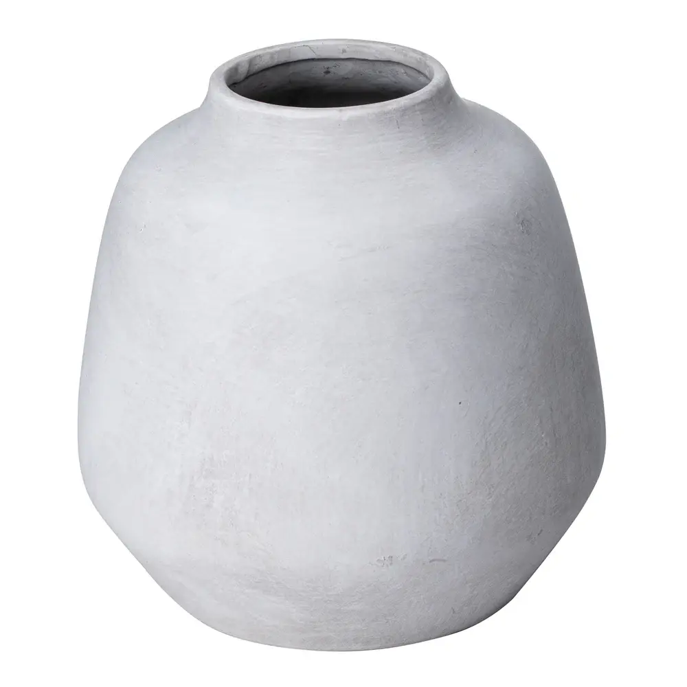 Crackle Glaze Darcy Ople Vase - Stone