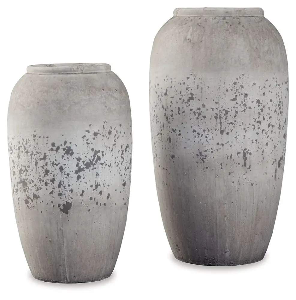 Dimitra - Vase Place (Set 2) - Brown / Cream