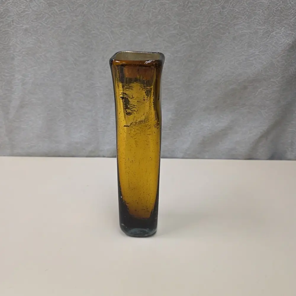 METALLIC AMBER RECTANGLE VASE Wedding Reception