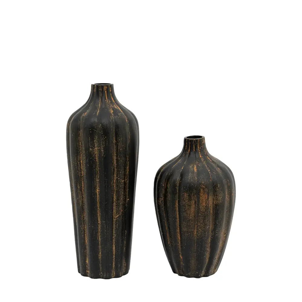 Place 2 Aoife Vases - Black