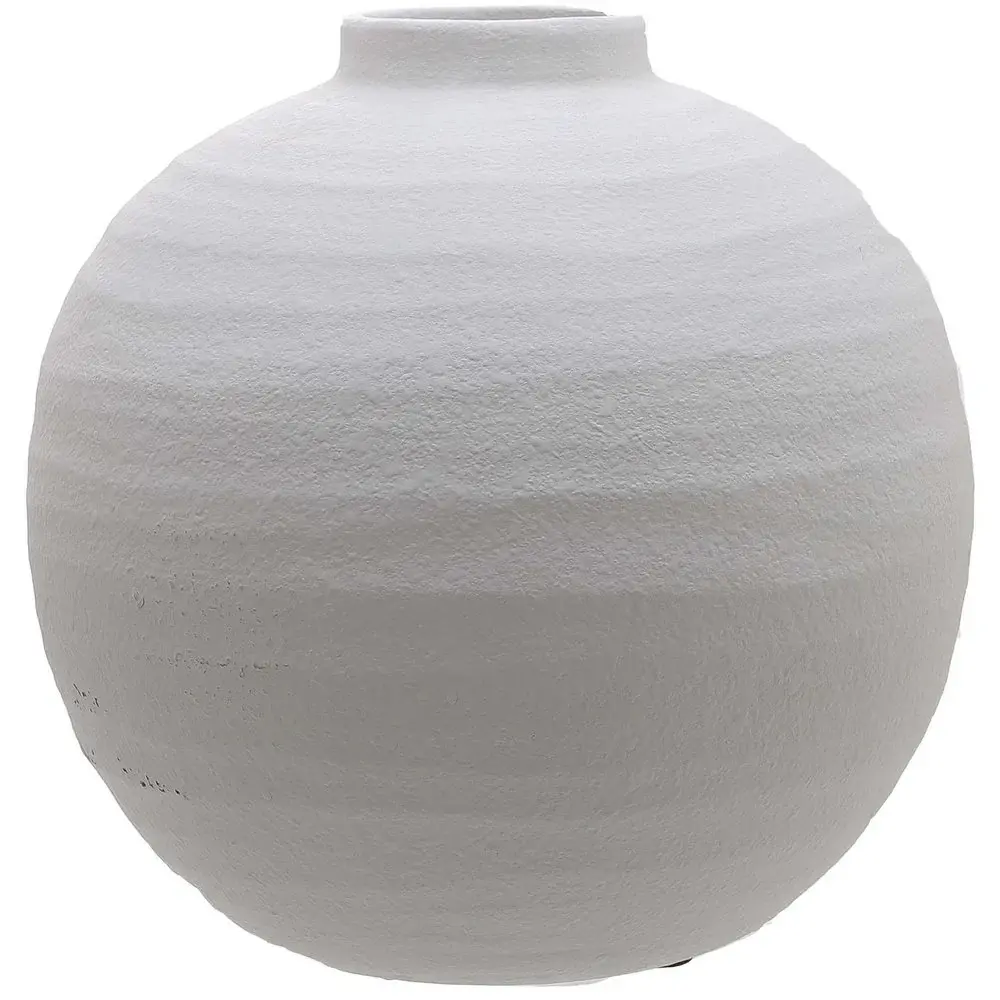 Tiber Matt Ceramic Vase - Alabaster
