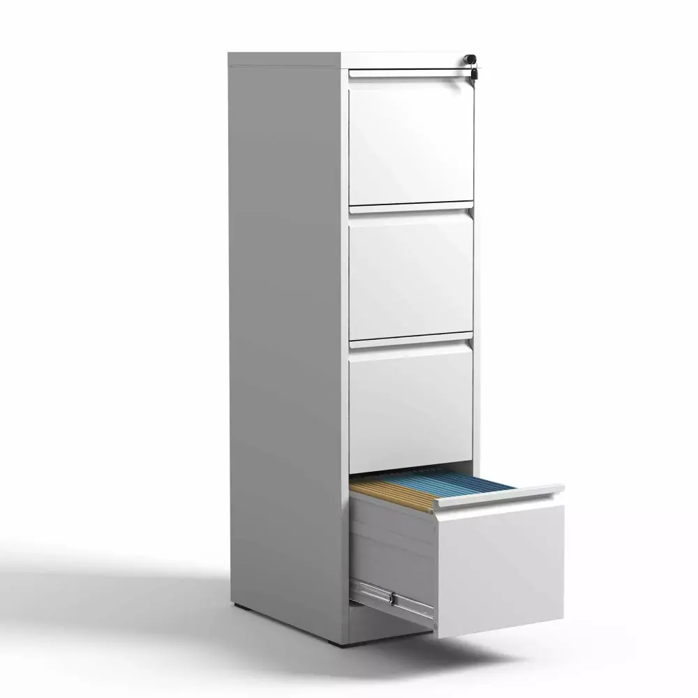 CoSoTower 4 Drawer Metal Vertical File Cabinet Lock A4 Legal Letter Size
