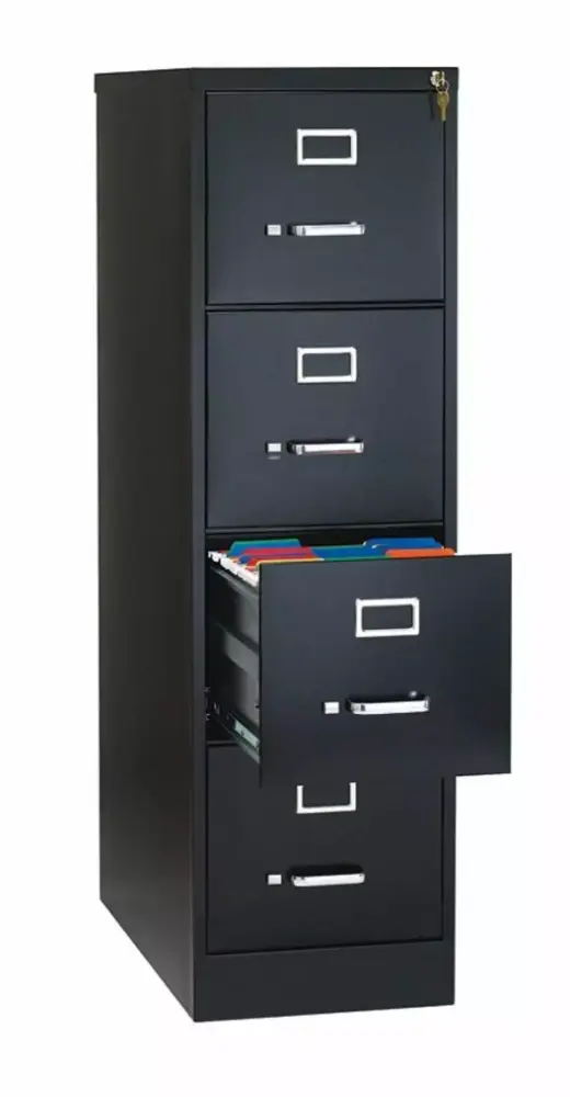 Vertical File Cabinet 4-Drawer Letter Size Office Storage Solution Hirsh