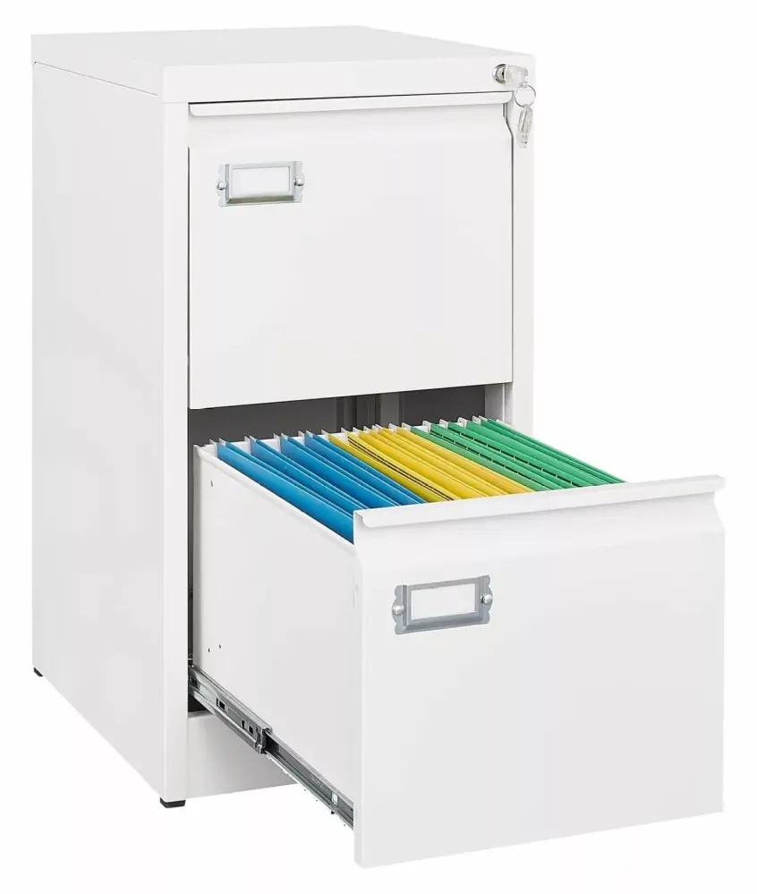Keeomi 2 Drawer File Cabinet Lock Vertical Metal Cabinet Letter A4 Legal