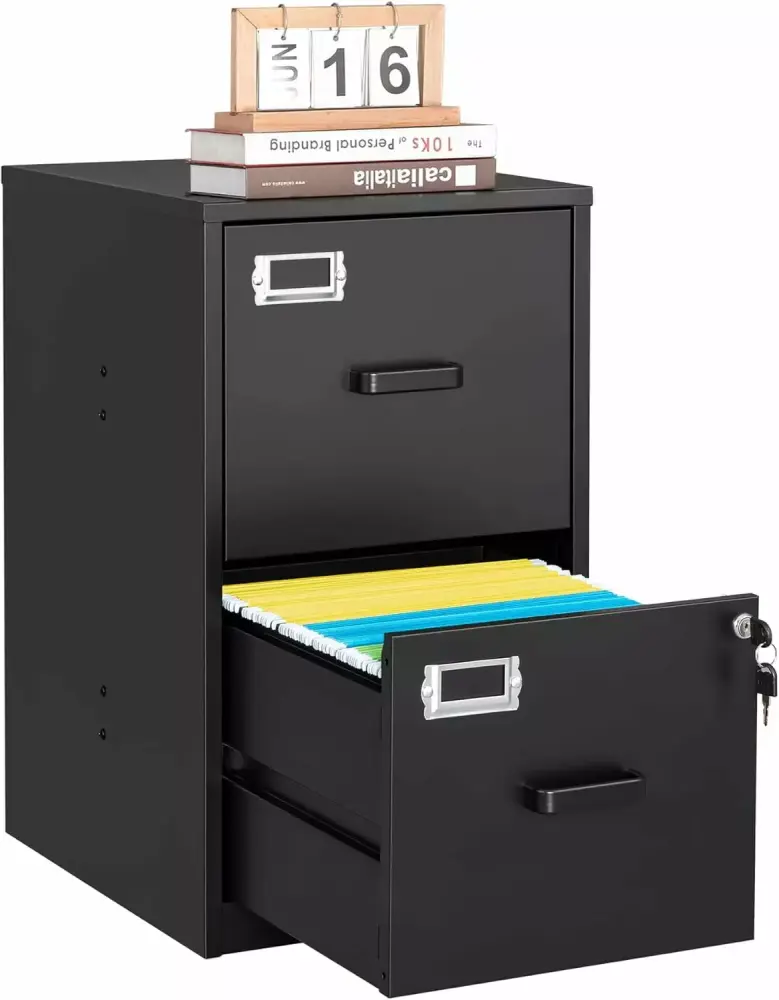 2 Drawer File Cabinet Lock Metal Office Filing Cabinet Home Office Letaya