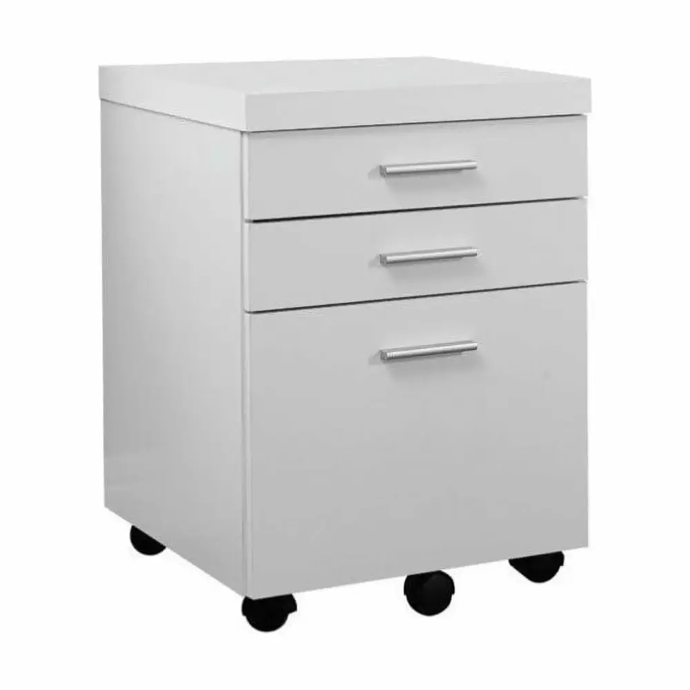 Scranton & Co File Cabinet Three Drawers White