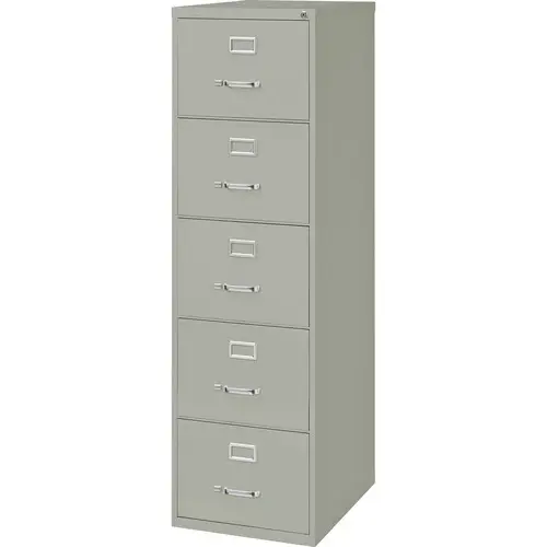 Lorell 4-Drawer Putty Vertical File Cabinet Lock